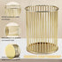 Gold Desk Pen Holder, Metal Makeup Brushes Cup for Preppy Room Decor, Aesthetic Gift Accessories Organizer