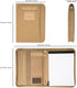 Military Zippered Padfolio and Tactical Notebook Cover with Legal Pad, Large OCP Binder Planner for Men and Women,