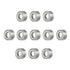 R166ZZ Miniature Deep Groove Ball Bearing 10 PCS, ID 3/16"×OD 3/8"×Width 1/8", Chrome Steel for Industrial Machine