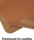 Leather Desk Pad Protector, Mouse Pad, Non-Slip PU Leather Desk Blotter, Large Waterproof Mat for Office/Home (Light