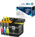 LCL Compatible Ink Cartridge Replacement for Brother LC10E, High Yield 4-Pack (Black, Cyan, Magenta, Yellow) MFC-J6925DW