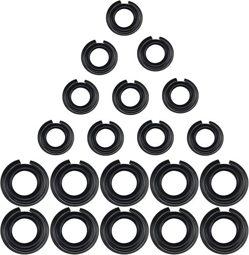 10 Sets 3/8" and 10 Sets 1/2" Impact Retaining Ring Wrench Socket Clip with O-Ring, Compatible With Milwaukee Electric Wrench/Pneumatic Wrench by bizhala