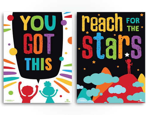 Sproutbrite Classroom Decorations, Posters for Teachers, Bulletin Board and Wall Decor for Pre School, Elementary,