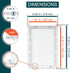8" x 12" White Plastic Access Panel. Service Shaft Door Panel. Plumbing, Electricity, Heating, Alarm Wall Access Panel for Drywall. Bathroom Services Access Hole Cover. by ECOPRO VENT