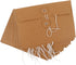 Tofficu 20Pcs Brown Kraft Paper Envelopes - 6.7x4.5 Inch Vintage Document Envelope with String and Button Closure