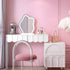 Yasinet 17.71" X 118" Pink Peel and Stick Wallpaper, Solid Color, Removable Self-Adhesive Vinyl Film