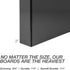 Samsill Durable 3 Inch Binder, Made in the USA, D Ring Binder, Customizable Clear View Binder, White, 2 Pack, Holds 625 Pages by Samsill