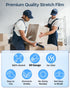 FugaCity Stretch Wrap Film, 15 in 1000 FT, 60 Gauge Shrink Wrap for Furniture Wrapping, Shipping, Moving Supplies,