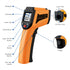 Laser Infrared Thermometer Non-Contact Digital Temperature Gun,-50°C to 400°C(-58°F to 752°F) IR Thermometer for Industrial,Kitchen Cooking,Ovens (Orange)