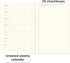 RICCO BELLO Undated Weekly Planner Notebook, Faux Leather Hardcover, 5.7 x 8.4 Inches, with Pen Loop and Pocket