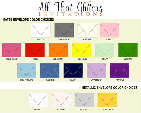 All That Glitters Invitations Set, Set 10 Personalized Business Stationary Stationery for Professionals, Monogram Note