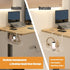 orbixa Under Desk Storage Organizer Clamp-On, Mesh Metal 3-IN-1 Desk Side Storage for Office Supplies & Home Essentials