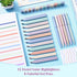Bible Journaling Kit, 12 Pastel No Bleed Highlighters, 6 Gel Pens, 75 Bible Tabs Set for Study Supplies