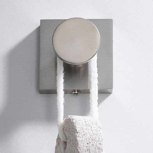 Kraus Ventus Bathroom Robe and Towel Hook - Brushed Nickel Finish, KEA-17701BN