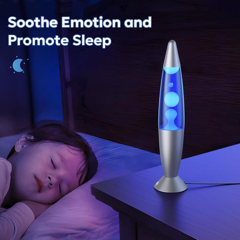 13.5 Inch 17 Small Liquid Motion Lamp Color Color Changing Lamp Blue Pink Red Green Purple LED Table Lamp Night Light