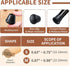 3/4" 8 0.63" 0.75") Ezprotekt Round Rubber Chair Leg Caps, Pcs Non-Slip Chair Leg Floor Protectors for Hardwood Floors