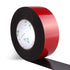1 Pack PE Foam Double Sided Tape, Waterproof Mounting Adhesive Roll for Doors, Plumbing, HVAC, Windows, Black Tape (2