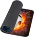 Flaming Soccer Fire and Water Mousepad - Non-Slip Rubber Gaming Mouse Pad, Rectangle Mouse Pads for Computers Laptop