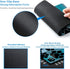 Rossy Mouse Pad, Dog Paw Prints on Wood Pattern Design, Customized Gaming Mousepad with Non-Slip Rubber Base