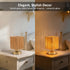 6000mah 3 Dimming Bulb Rattan Table Lamp, Battery Operated Table Lamp, Boho Small Desk Lamp, Brightness for Bedroom
