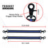 MELOTOUGH Tape Thong Electrical Tape Holder with Trigger Snap Hook for Tool Bag, Tool Pouch, Tool Belt (Blue)