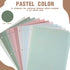 PerKoop 12 Pack Lined Paper, 600 Sheets Wide Ruled 8 x 10.5 Inch, 3 Hole Punched Notebook Paper