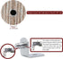 JunLiWei 50 5mm (1/5 inch) Closet Shelf Support Pegs, Pcs Shelf Pegs with Hole, Cabinet Shelf Bracket Pegs, L-Shaped