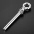 M12*120 Stainless Steel Lifting Eye Bolts with Washer Nut, Heavy Duty Eyebolts Screws for Indoor Outdoor Use