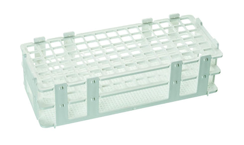 EISCO Test Tube Rack, Polypropylene, 13mm x 90 Tubes