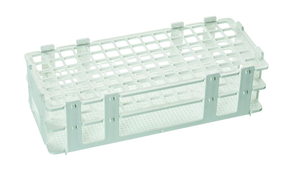 EISCO Test Tube Rack, Polypropylene, 13mm x 90 Tubes