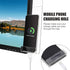 Office Desk Accessories 2pcs Multifunction Computer Monitor Memo Board, Transparent Side Panel with Phone Holder