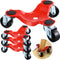 Tallew 4 Pcs 6. 7 Inch Furniture Mover Dolly 3 Wheels Dolly