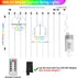 10x10Ft 300LED 8 Dimmable Curtain Lights Battery Operated Waterproof Waterfall Light with Modes Remote Timer Memory
