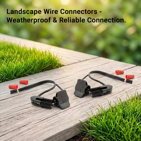 LL LIGHTING LIVING 4PK 12-18 Low Voltage Cable Connector Landscape Lighting Fast Lock Twist Gauge Wire Connectors