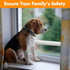17-51 inch Sliding Door Security Bar, Adjustable Patio Door Security Bar Childproof Window Safety Bar for Apartment