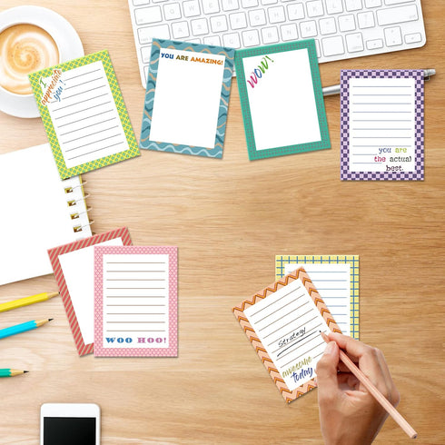 Inspirational Sticky Notes, 480 Sheets Motivational Notepads, 3 x 4 Inch Adhesive Memo Pads for Office