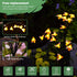 Nacome Solar Garden Lights for Outside Waterproof Swaying Light for Outdoor Yard Patio Decoration (2Pack)