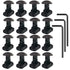 16 Pack M4 T-Nut Metric Camming Screw Replacement Sets, Compatible with Standard Rail Systems