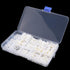 Assortment Kit with M2 M2.5 M3 M4 M5 M6 Nylon Screws Nuts Washers, Screw Storage Box (420PCS)
