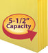 Smead Pocket, Letter, Straight, Yellow, 10 per Box