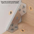 FZSFVAQ 16PCS 2mm 90 96 Stainless Steel Corner Brackets for Wood, Thick Degree L Angle Braces with Screws, Corner