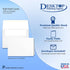 80lb (11" 8 1/2") (5 1/2" 8 1/2") 100 Desktop Publishing Supplies White Half Fold Greeting Cards & Envelopes - Paper