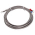 MECCANIXITY K Type Thermocouple Temperature Sensor PT100 5mm Ring High Temperature Probe 13ft Wire
