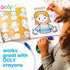 OOLY Coloring Book for Toddlers - Fun Activity Coloring Pages with 31 Perforated Pages 8"x10", Great Kid's Activities