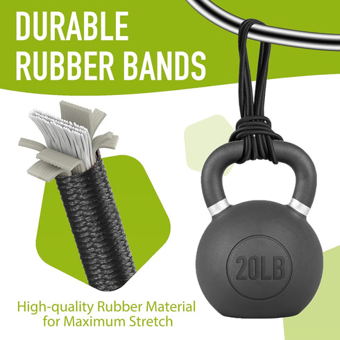 HYLIYAKI 8-30 6 Trash Can Bands, Garbage Can Bands Fit Gallon Trash Cans, Durable Rubber Bands with Strong Elasticity