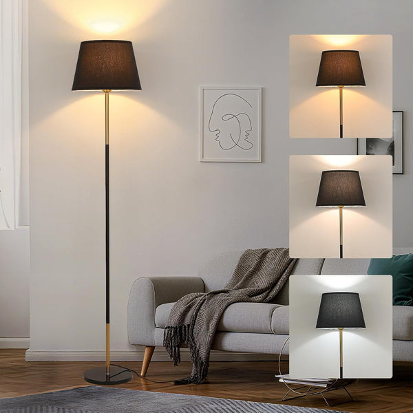 Feijidengshi Modern Floor Lamp for Living Room,Stylish Floor Lamp with 3 Color Temperature