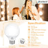 G25 Bulbs, Bulbs E26 2700K 60W Equivalent(5W), 500LM Non-dimmable,4Pack hansang LED Globe Light Bathroom Vanity Light