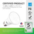 Sunco Lighting 4 Pack BR20 LED Bulbs, Indoor Flood Light, Dimmable, 2700K Soft White, E26 Base