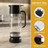 Generic 12oz (2 Honey Dispenser No Drip With Base, Pressure Design, Glass Honey Dispenser, with Handle and Stand
