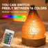 Dimmable Modern Night Light Fixture Honeycomb Paper Minimalist Style LED Table Lamp Nightlight Rechargeable Desk Decor